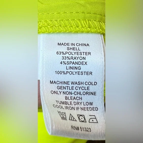 1. State - 14W - NWT - Green Bermuda Shorts Performance Fabric - Frt Pockets - Picture 6 of 6